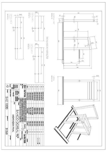 Preview of 90° Back Bench
