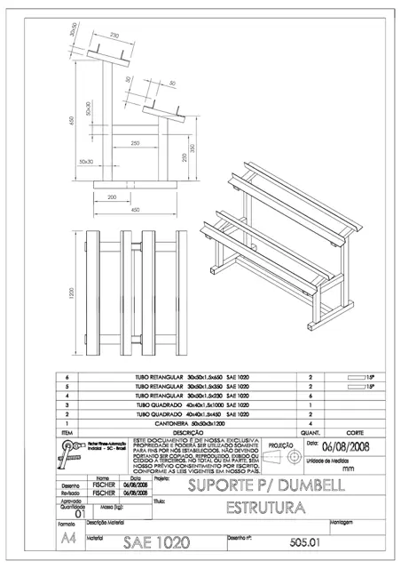 Preview of Dumbbell Rack